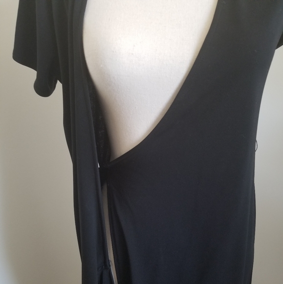 Black wrap dress - Picture 5 of 8